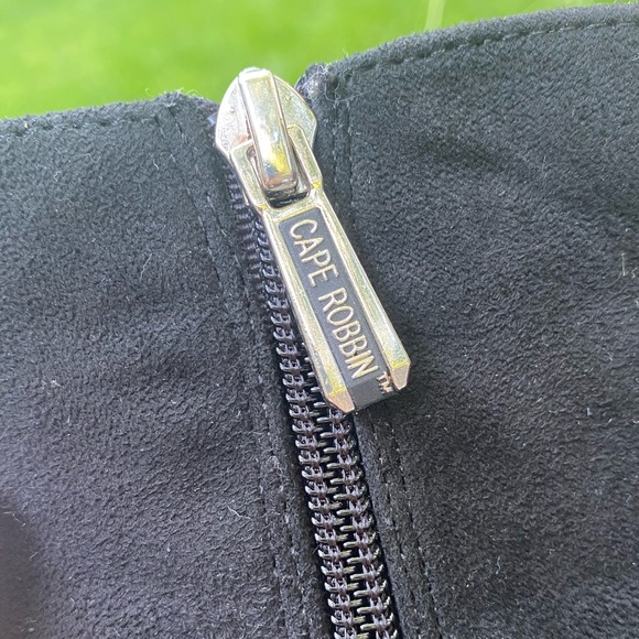 Snakeskin two tone stiletto suede booties - Picture 4 of 6